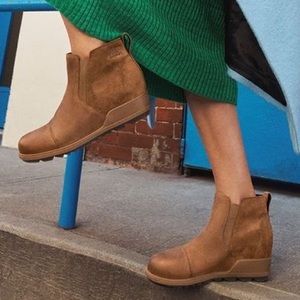 Sorel Evie Pull On Wedge Bootie
